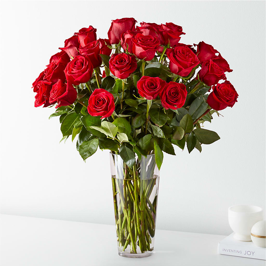 Long Stem Red Rose Bouquet – The Eclectic Florist, Northwood NH