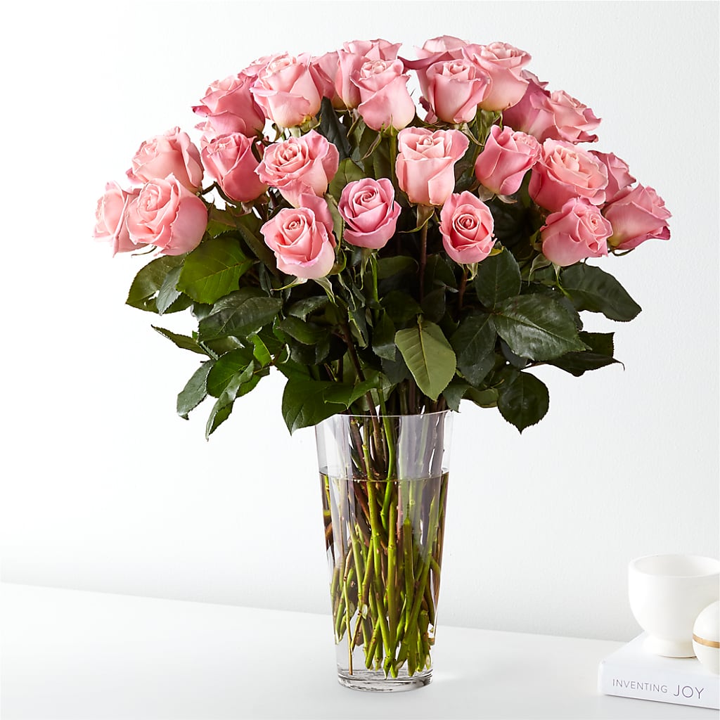 Long Stem Pink Rose Bouquet – The Eclectic Florist, Northwood NH