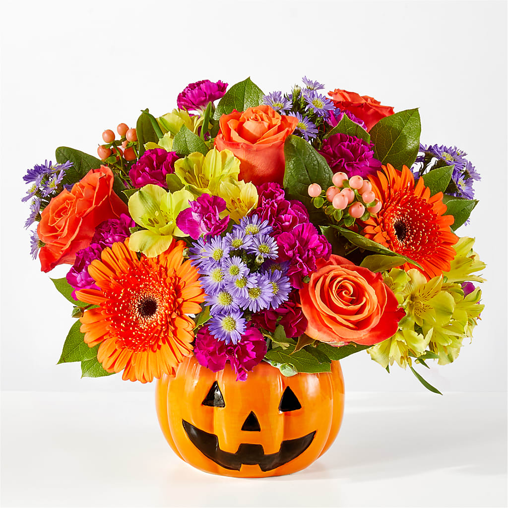Tricks & Treats Pumpkin – The Eclectic Florist, Northwood NH