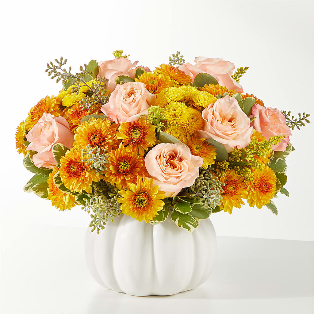 Peachy Pumpkin – The Eclectic Florist, Northwood NH