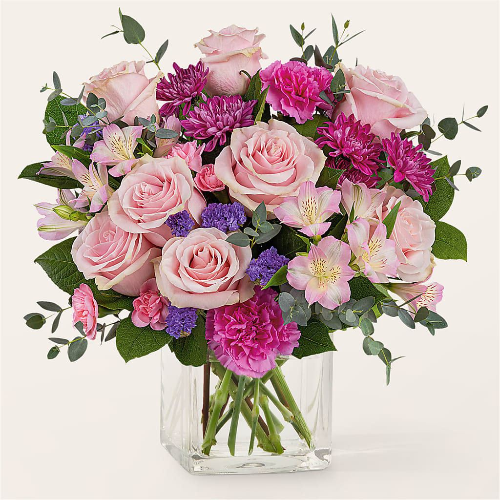 Rosy Radiance Bouquet – The Eclectic Florist, Northwood NH