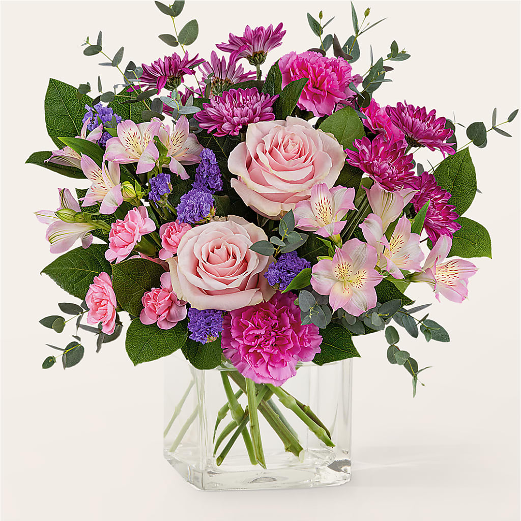 Rosy Radiance Bouquet – The Eclectic Florist, Northwood NH