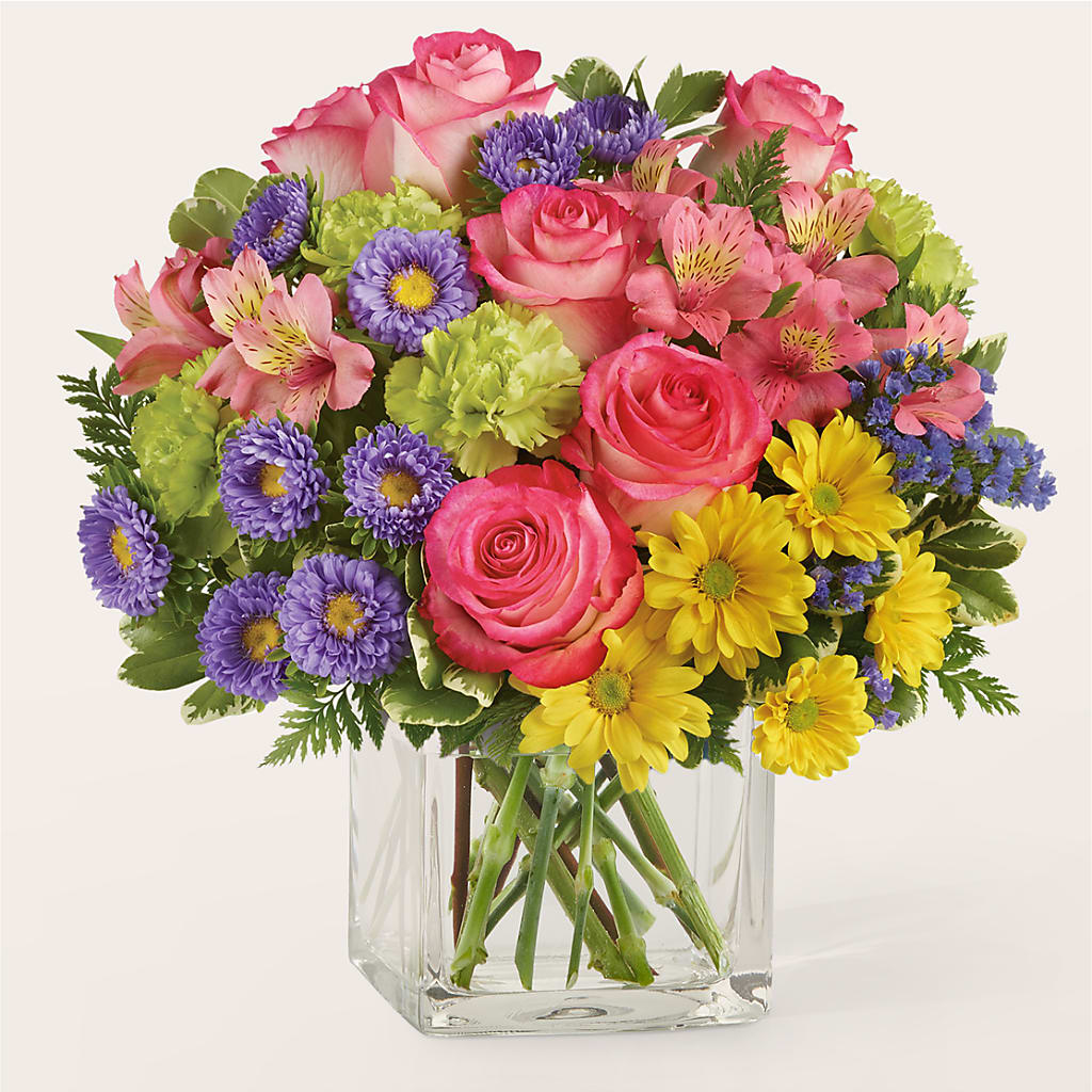 Candy Jar Bouquet – The Eclectic Florist, Northwood NH