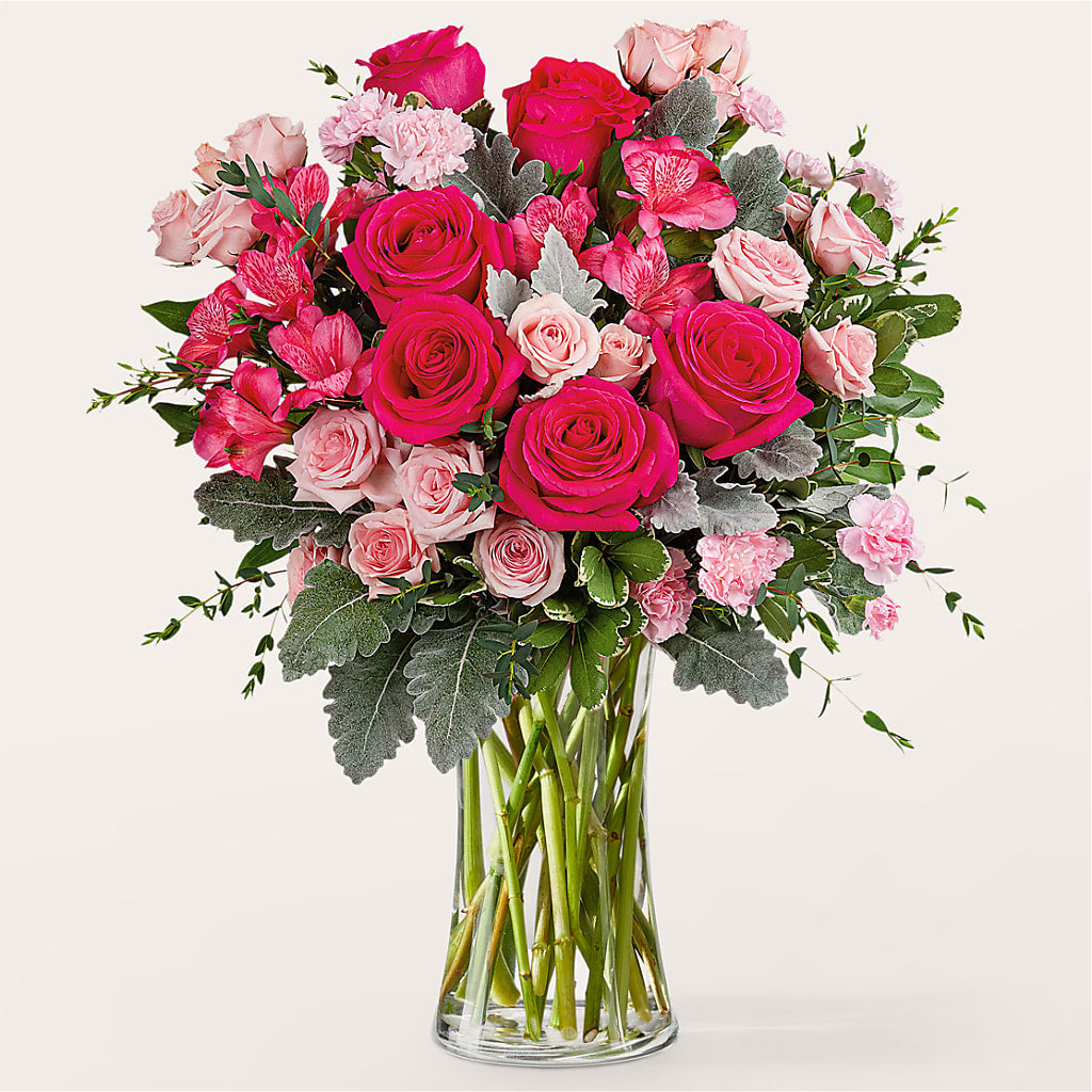 Tickled Pink Bouquet – The Eclectic Florist, Northwood NH