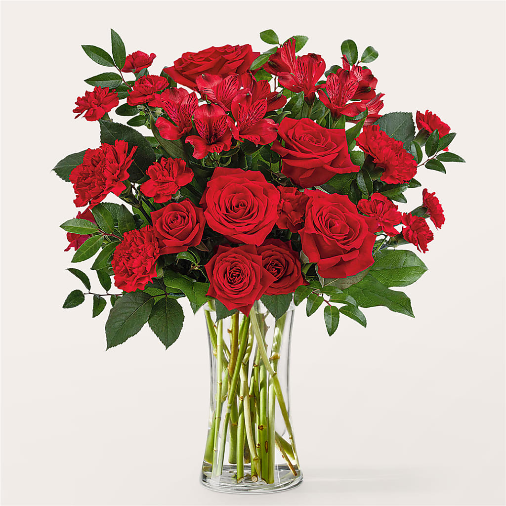 Brilliant Ruby Bouquet – The Eclectic Florist, Northwood NH