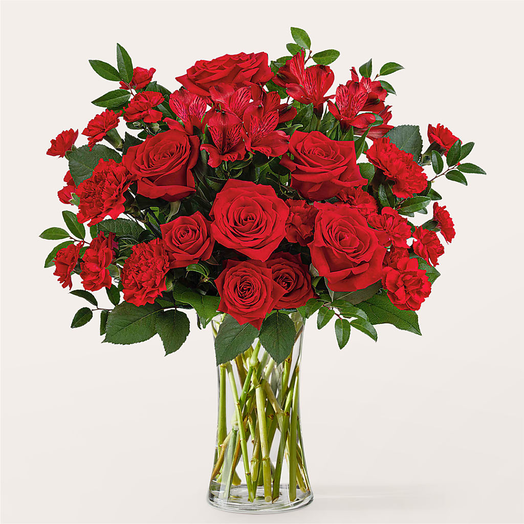 Brilliant Ruby Bouquet – The Eclectic Florist, Northwood NH