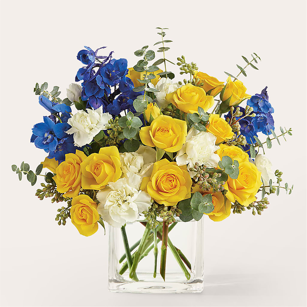 Sparkling Citrine Bouquet – The Eclectic Florist, Northwood NH