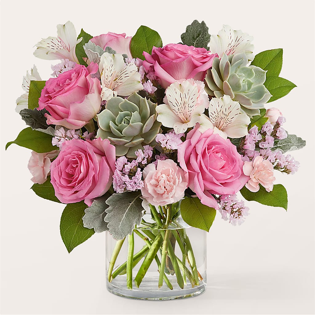 Dusty Rose Bouquet – The Eclectic Florist, Northwood NH