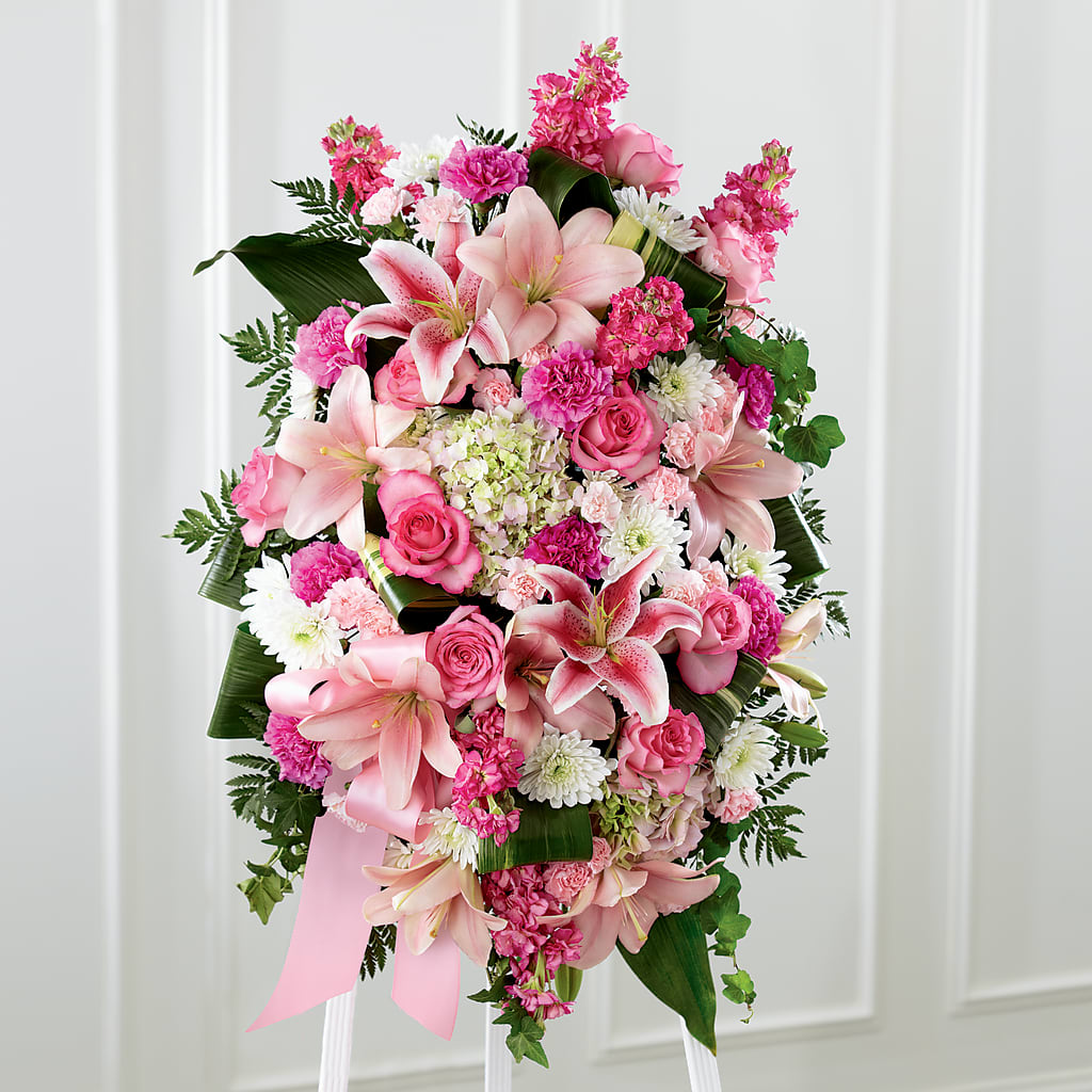 Comforting Standing Spray – The Eclectic Florist, Northwood NH