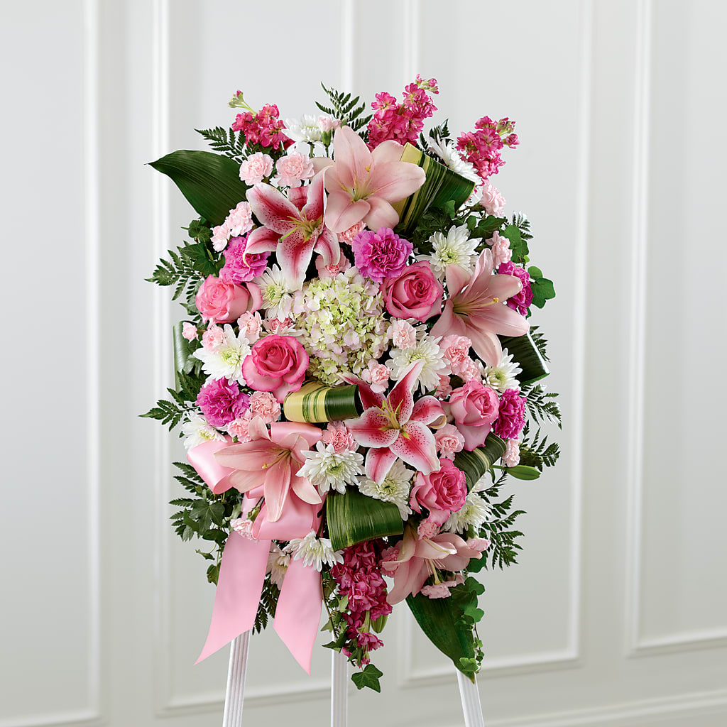 Comforting Standing Spray – The Eclectic Florist, Northwood NH