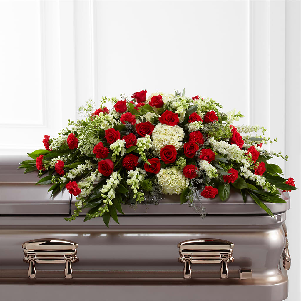 Sincerity Casket Spray – The Eclectic Florist, Northwood NH