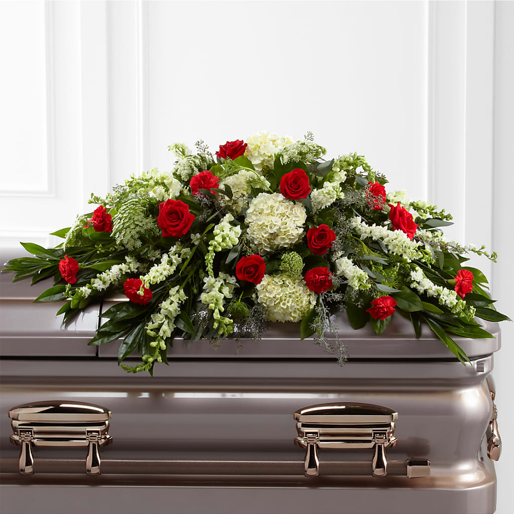 Sincerity Casket Spray – The Eclectic Florist, Northwood NH
