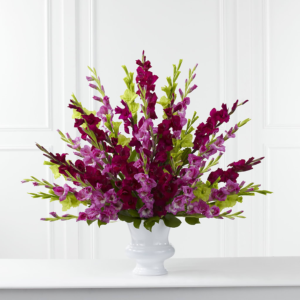 Solemn Offering Arrangement – The Eclectic Florist, Northwood NH