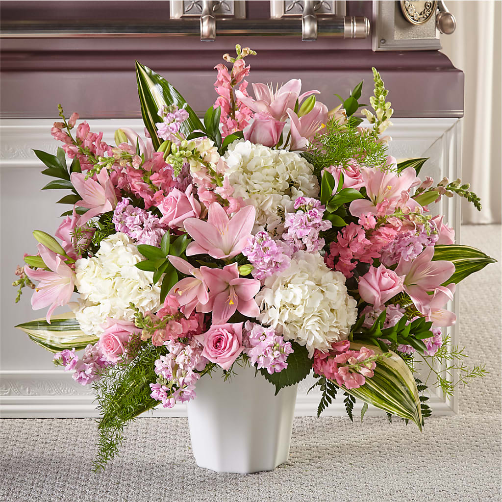 Simply Serene Floor Basket – The Eclectic Florist, Northwood NH