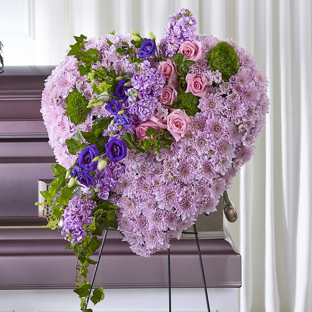 Treasured Love Standing Heart – The Eclectic Florist, Northwood NH