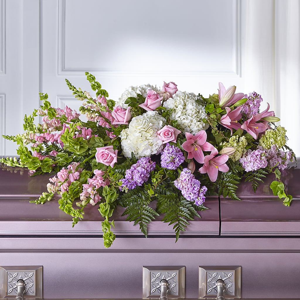 Life's Gratitude Casket Spray – The Eclectic Florist, Northwood NH