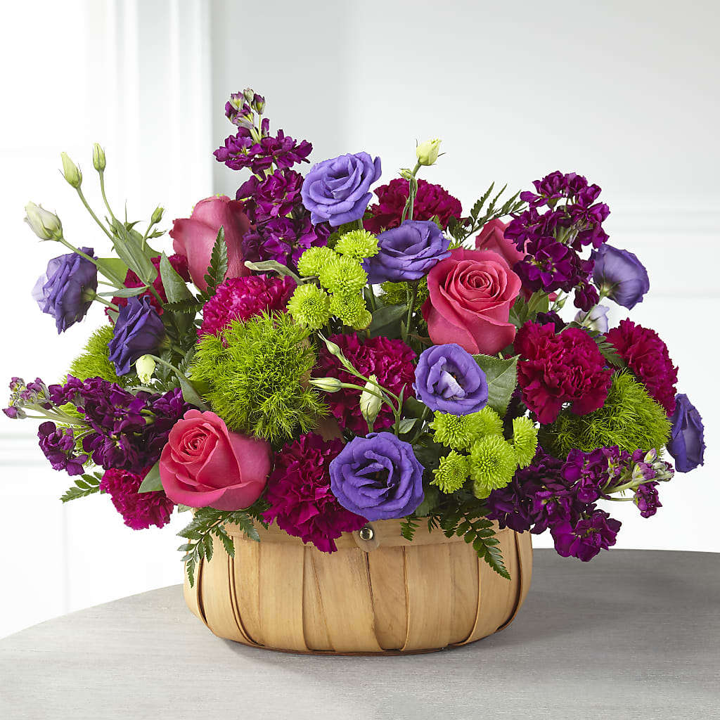 Serene Sanctuary Basket – The Eclectic Florist, Northwood NH