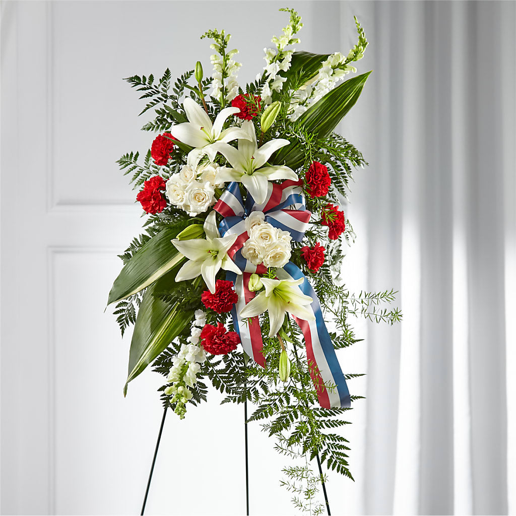 Stars of Life Standing Spray – The Eclectic Florist, Northwood NH