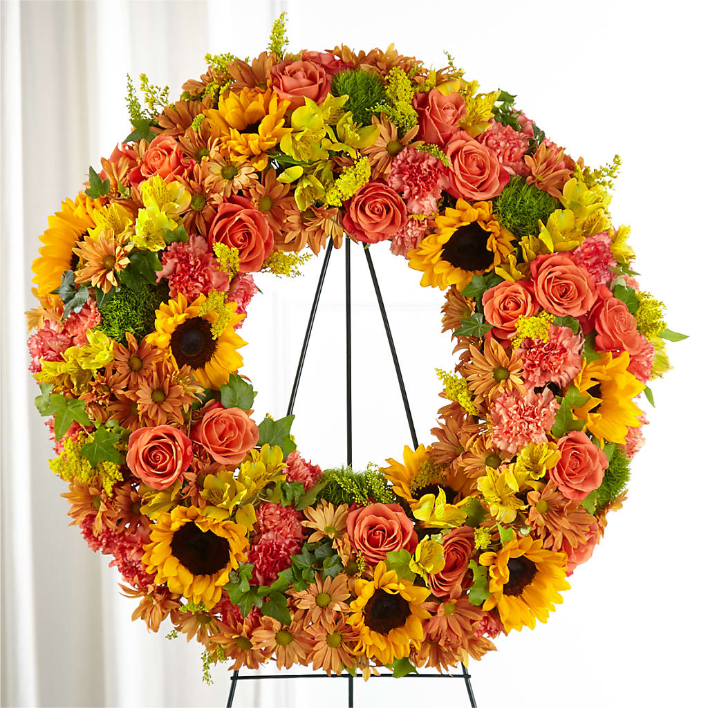 Autumnal Memories Wreath (Standard) – The Eclectic Florist, Northwood NH