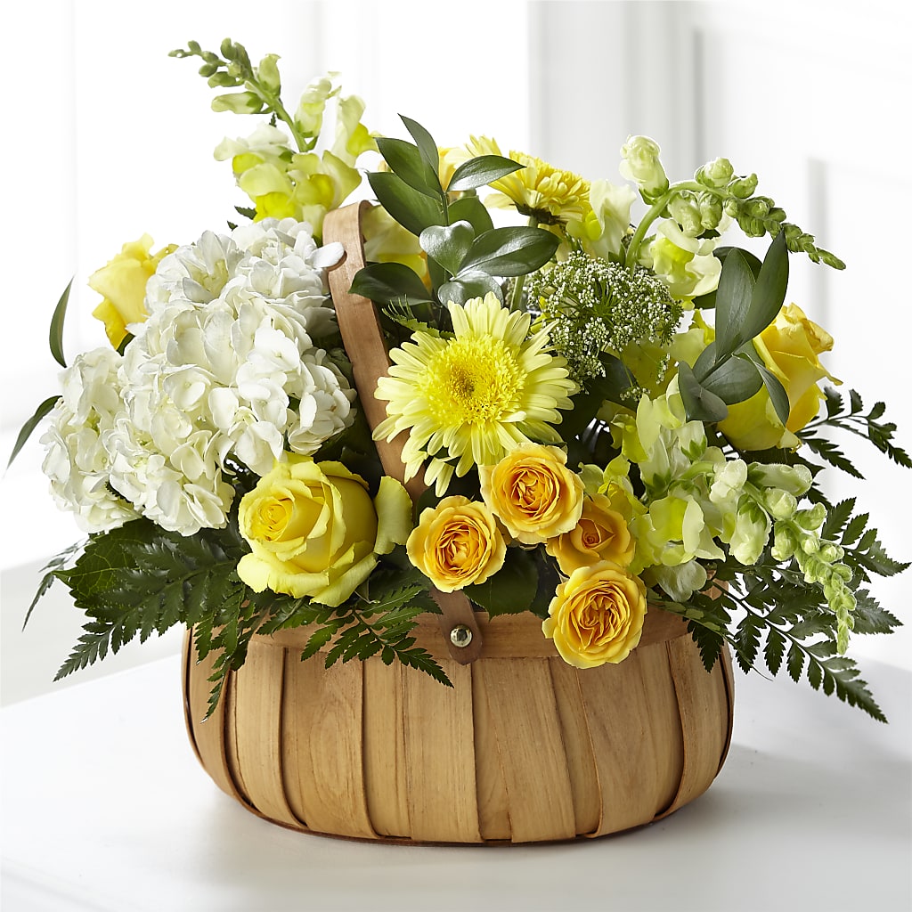 Rustic Remembrance Basket – The Eclectic Florist, Northwood NH