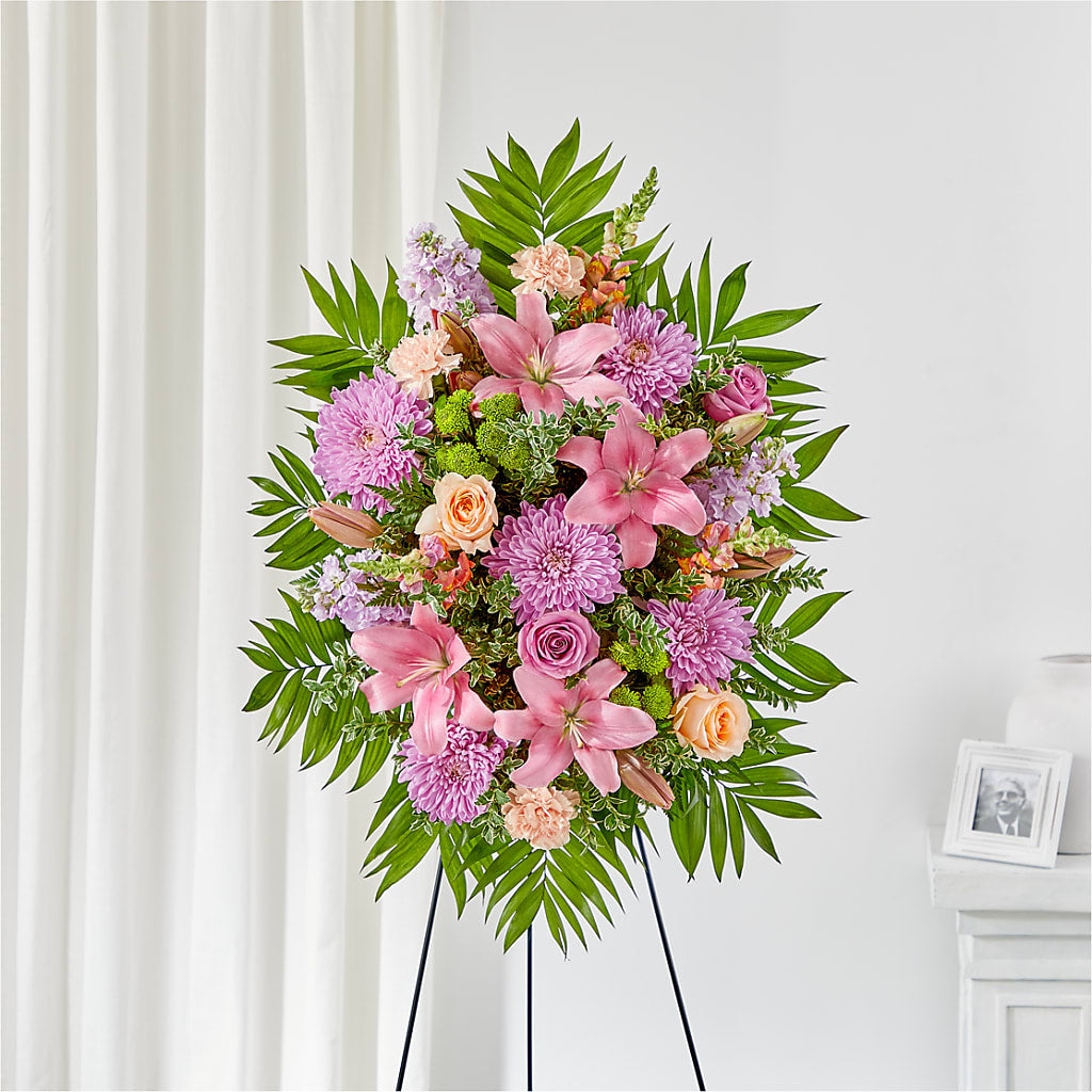 Love & Light Standing Spray – The Eclectic Florist, Northwood NH