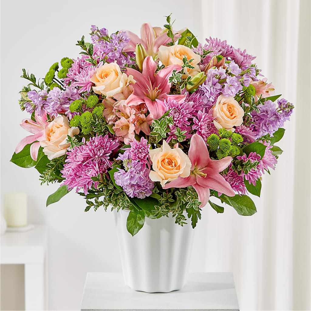Supportive Embrace Tabletop Basket – The Eclectic Florist, Northwood NH