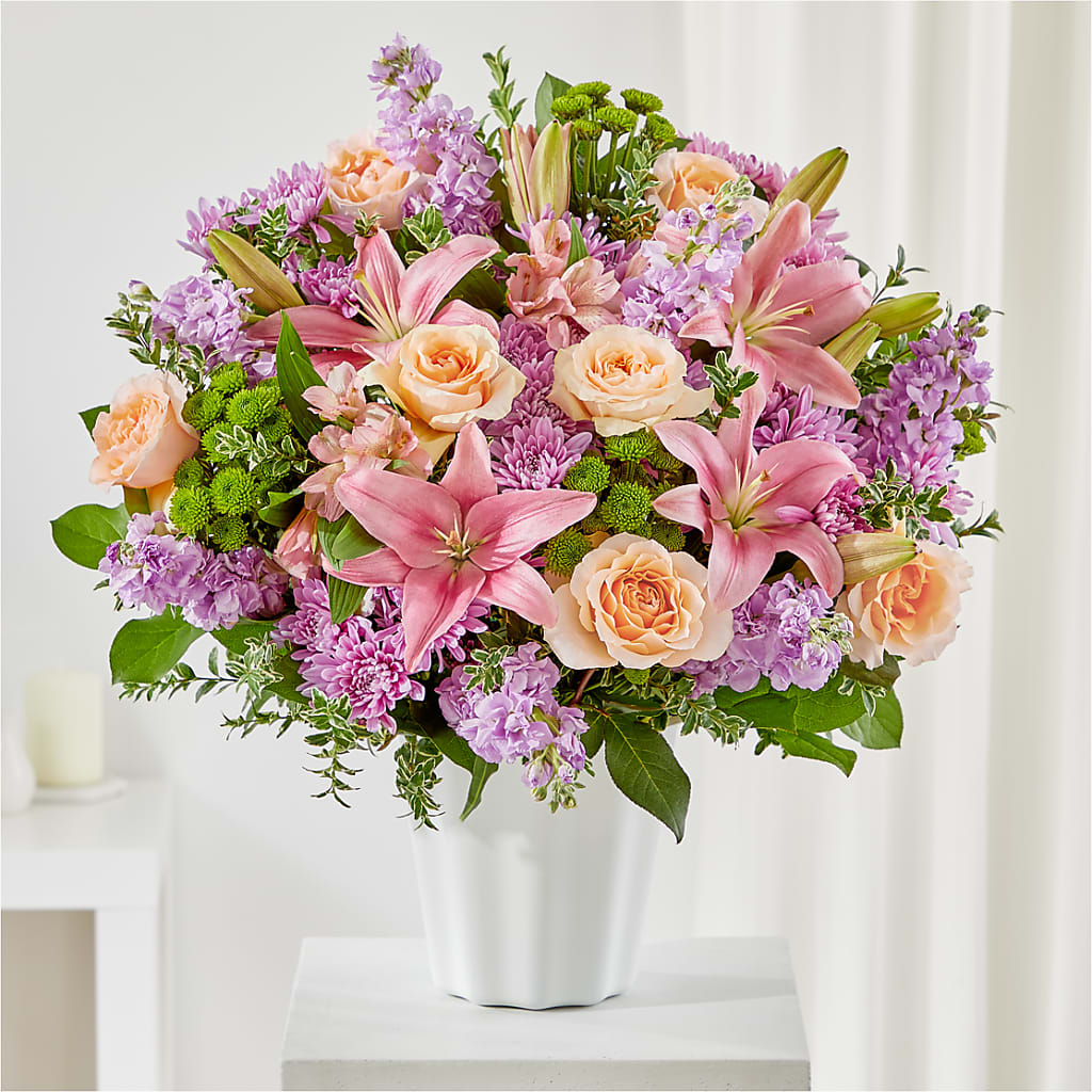 Supportive Embrace Tabletop Basket – The Eclectic Florist, Northwood NH