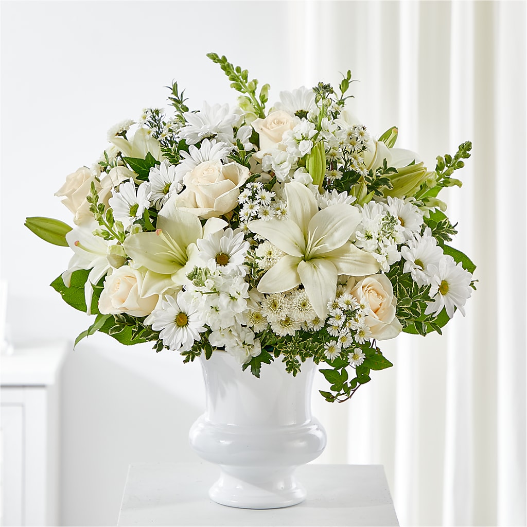 Uplifting Urn Arrangement – The Eclectic Florist, Northwood NH