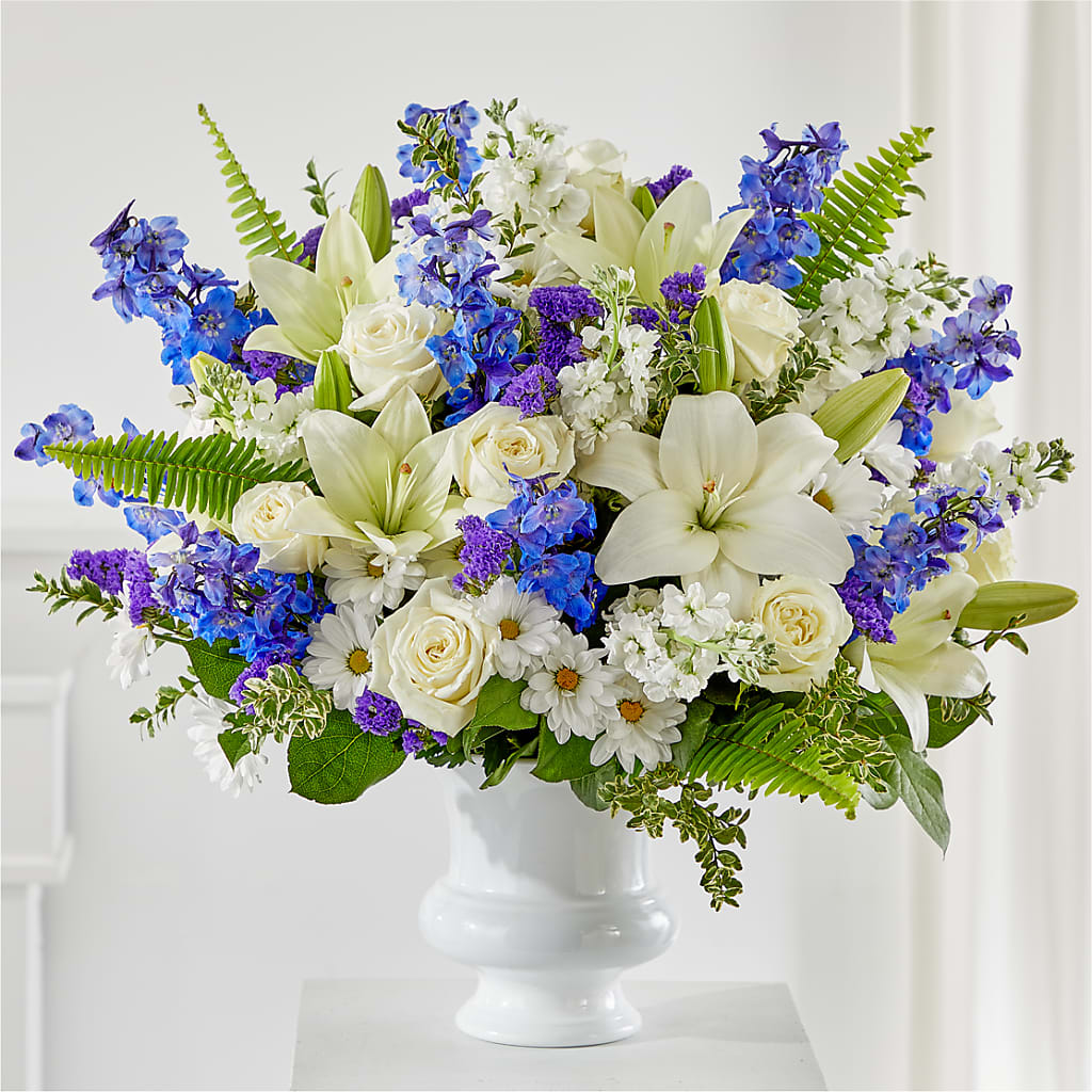 Expressions of Hope Urn Arrangement – The Eclectic Florist, Northwood NH
