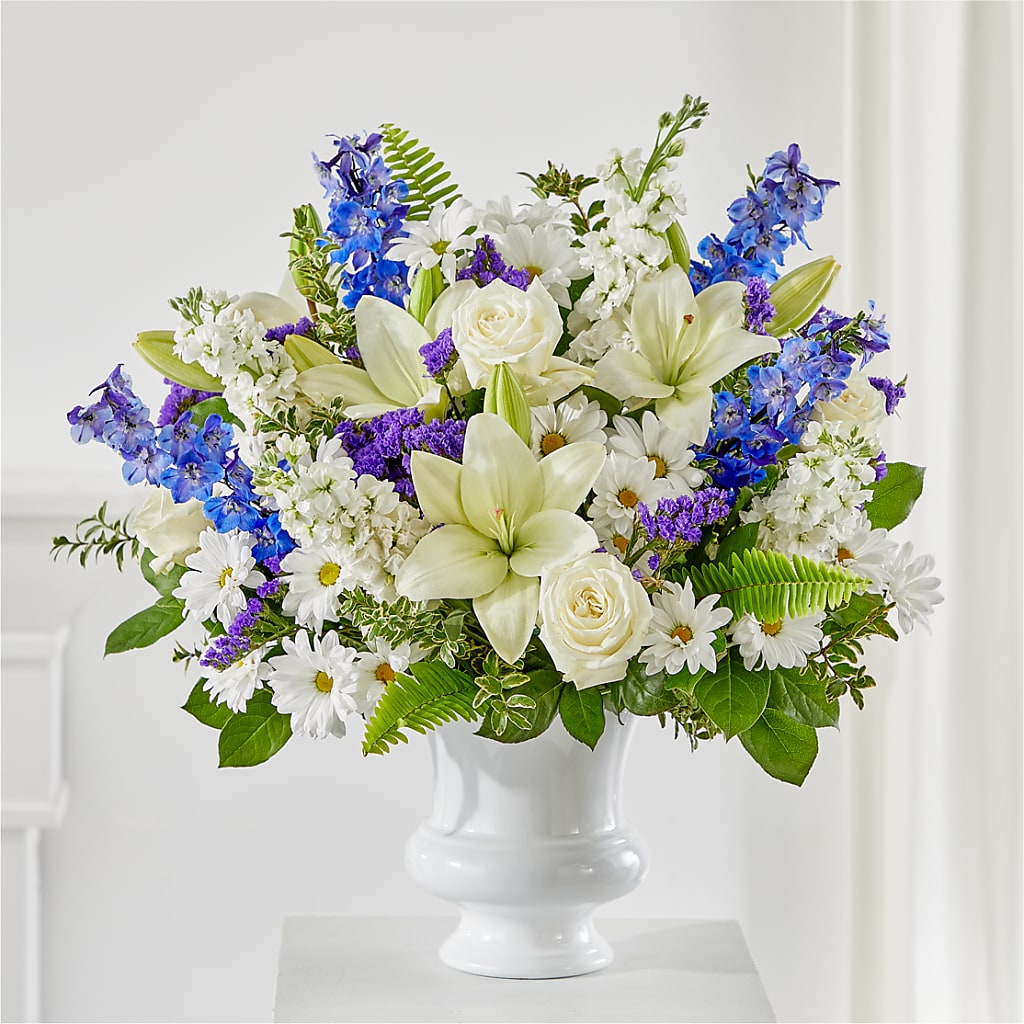 Expressions of Hope Urn Arrangement – The Eclectic Florist, Northwood NH
