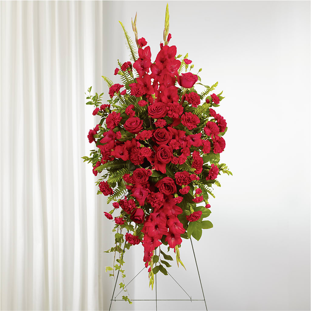 From the Heart Standing Spray – The Eclectic Florist, Northwood NH