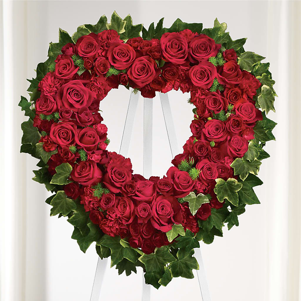 Wholehearted Standing Spray – The Eclectic Florist, Northwood NH