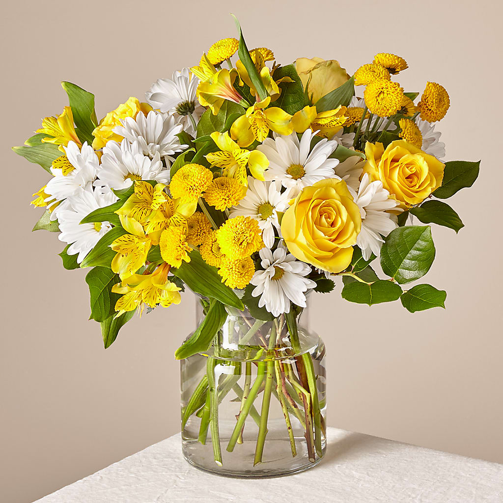Sunny Sentiments Bouquet – The Eclectic Florist, Northwood NH