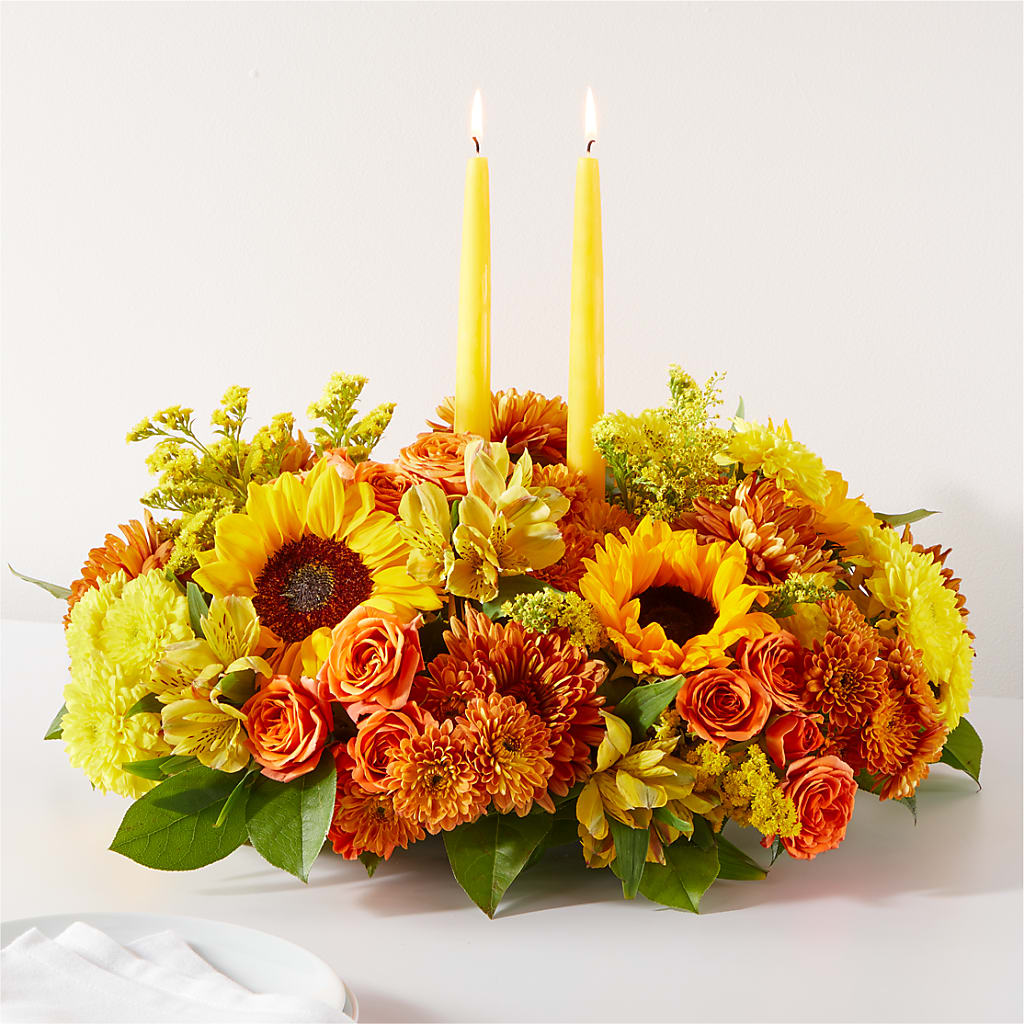 Autumn Harmony Centerpiece – The Eclectic Florist, Northwood NH
