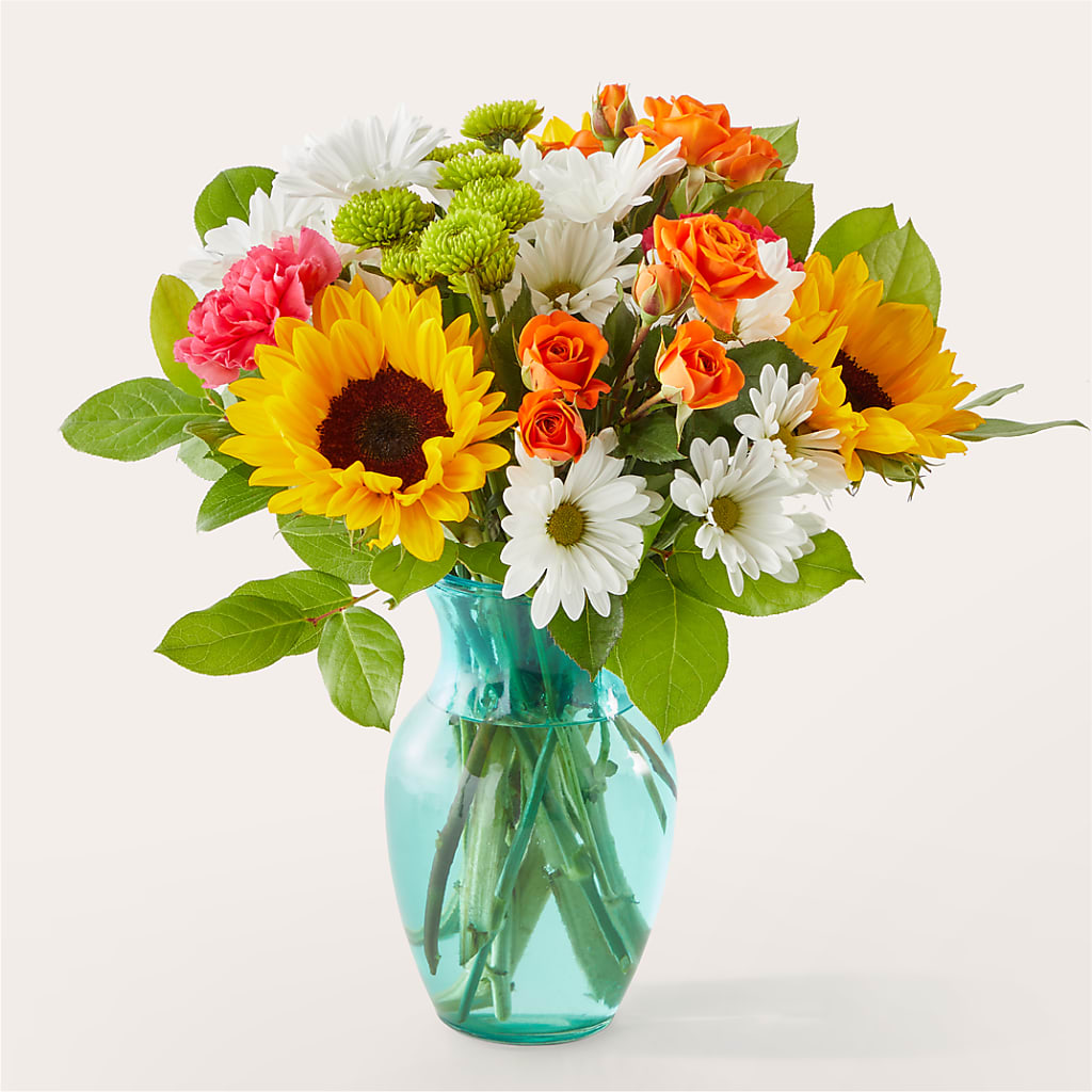 Sun-drenched Blooms Bouquet – The Eclectic Florist, Northwood NH