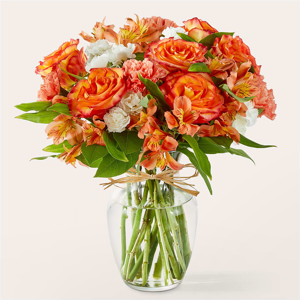 Apricot Glow Bouquet – The Eclectic Florist, Northwood NH