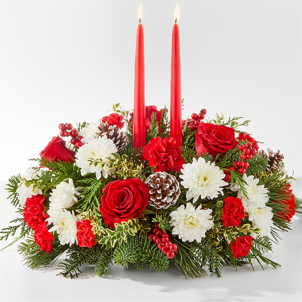 Holiday Soiree Centerpiece – The Eclectic Florist, Northwood NH