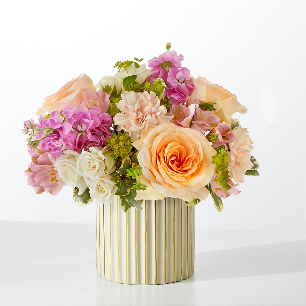 Paradise Bouquet with Ivory Vase – The Eclectic Florist, Northwood NH