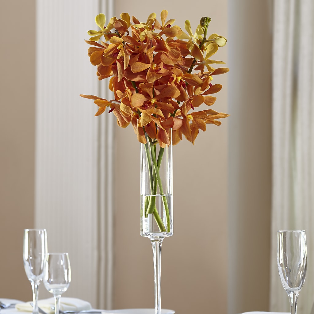 Orange Mokara Bouquet – The Eclectic Florist, Northwood NH