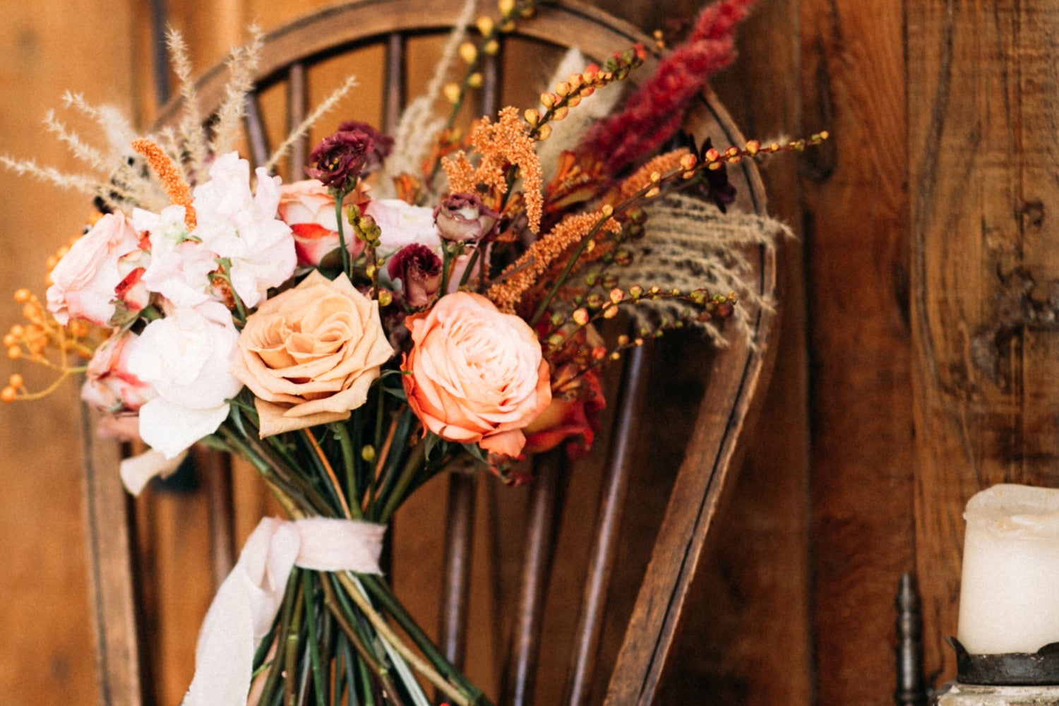 Rustic & Garden Flower Arrangements