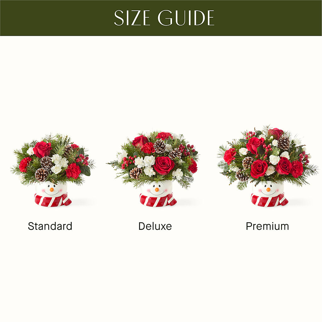 Jolly Snowman Bouquet –  The Eclectic Florist, Northwood NH