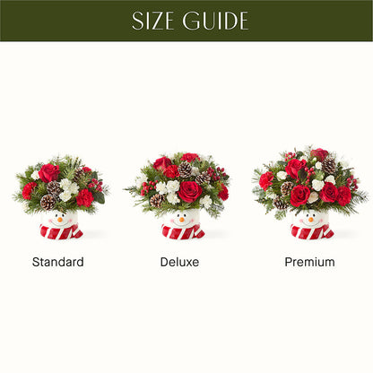 Jolly Snowman Bouquet –  The Eclectic Florist, Northwood NH
