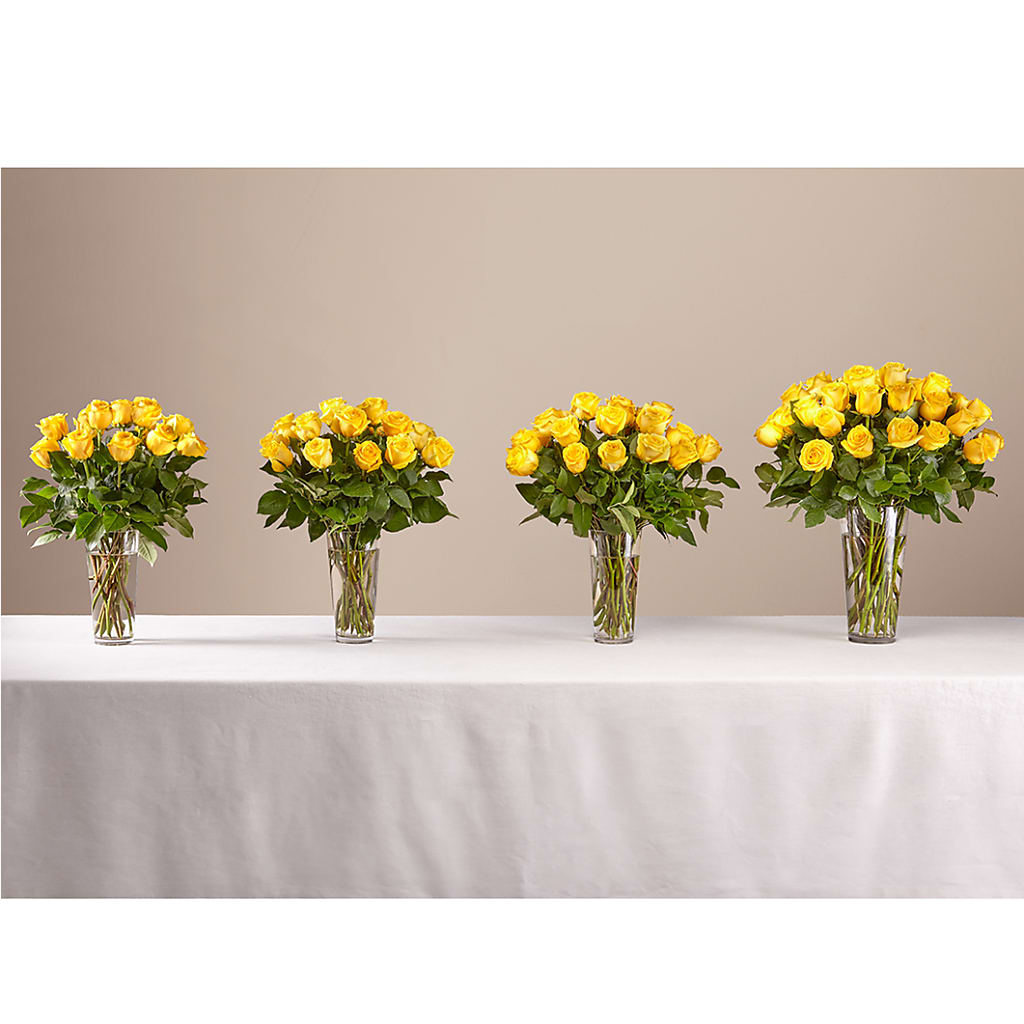 Long Stem Yellow Rose Bouquet –  The Eclectic Florist, Northwood NH