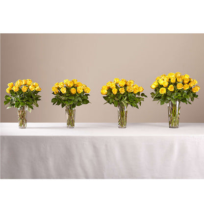 Long Stem Yellow Rose Bouquet –  The Eclectic Florist, Northwood NH