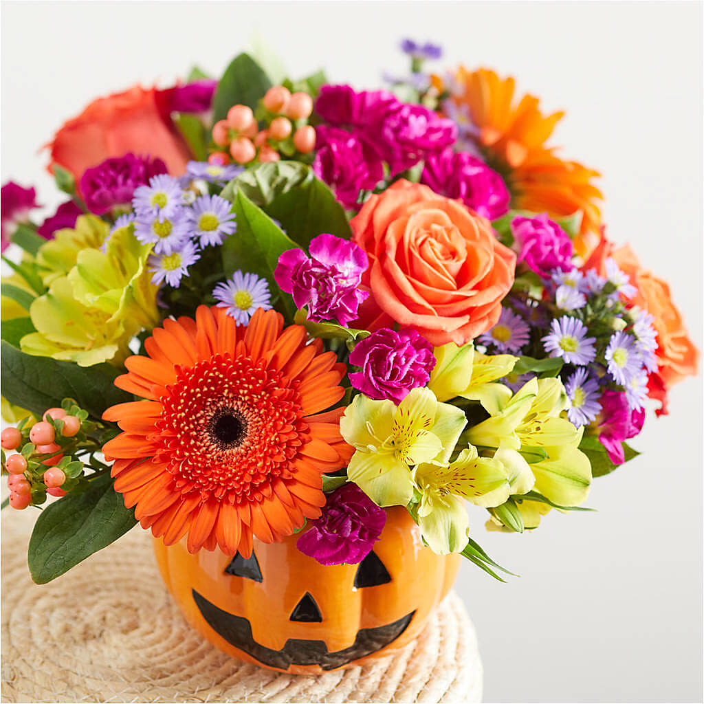 Tricks & Treats Pumpkin –  The Eclectic Florist, Northwood NH