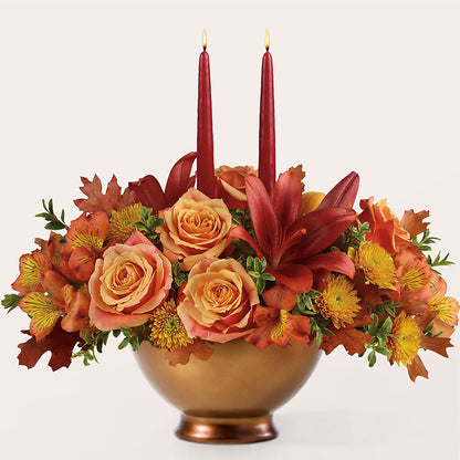 Harvest Table Centerpiece –  The Eclectic Florist, Northwood NH