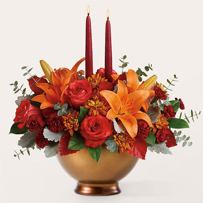 Fruits of Fall Centerpiece –  The Eclectic Florist, Northwood NH