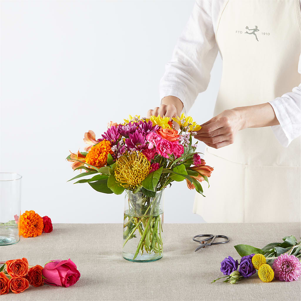 Feast of Color – A Florist Original –  The Eclectic Florist, Northwood NH