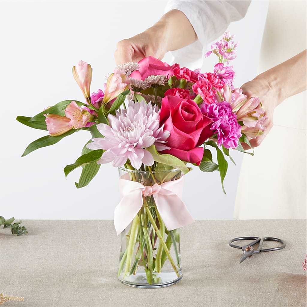 Pink Ribbon - A Florist Original –  The Eclectic Florist, Northwood NH