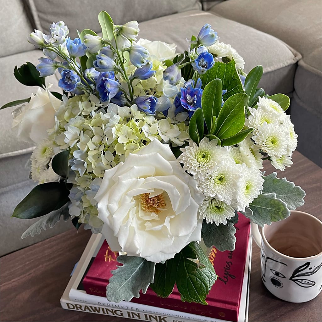 Clear Skies Bouquet –  The Eclectic Florist, Northwood NH